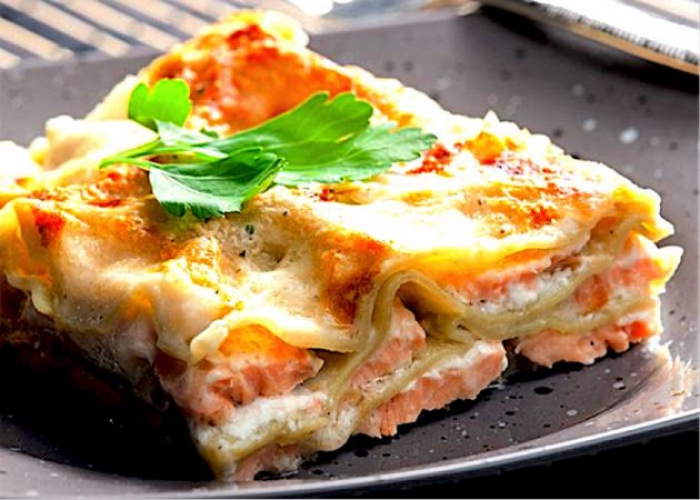 Lasagne al salmone