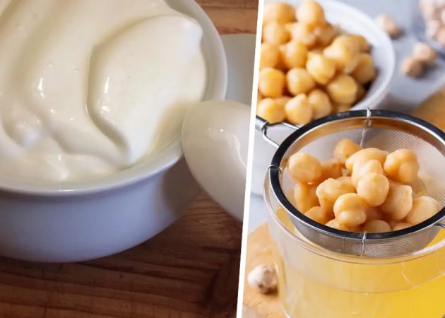 Maionese di ceci vegana