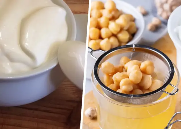 Maionese di ceci vegana