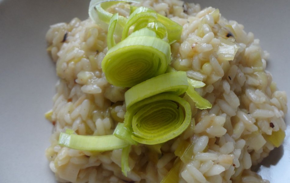 Risotto al porro Risotto al porro